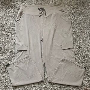 Lole Women's Ash Brown 6 pocket Pants Stretchable Sport Walking